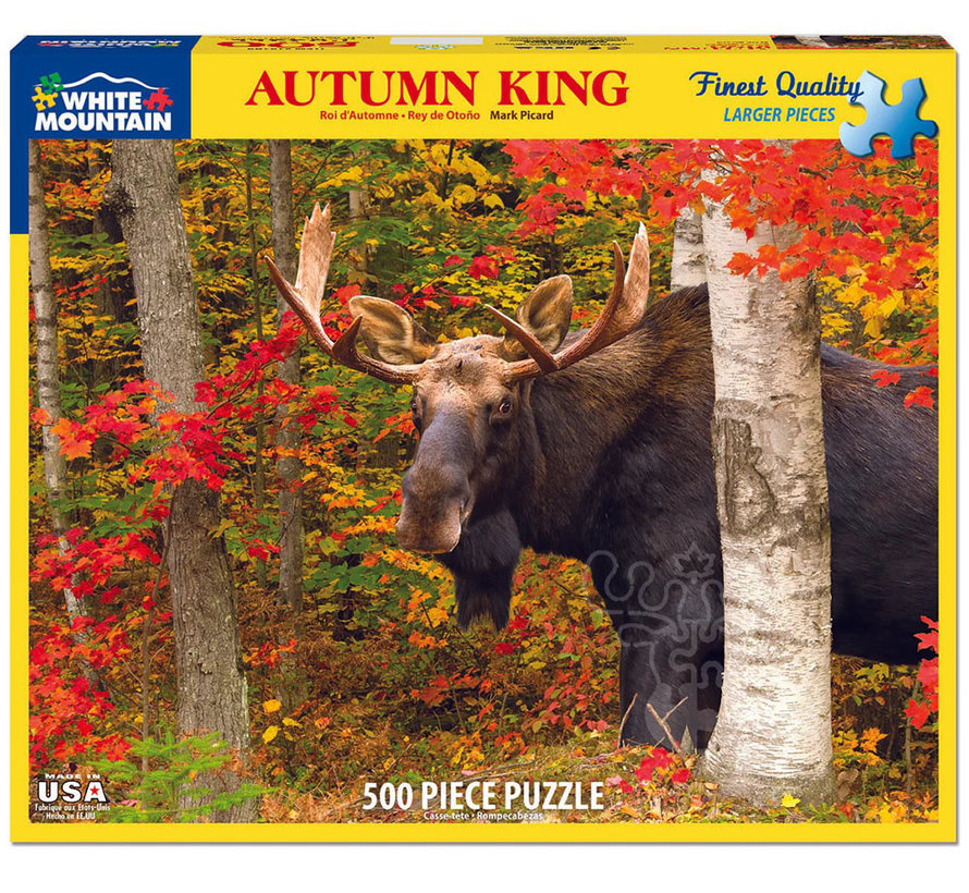 White Mountain Autumn King Puzzle 500pcs