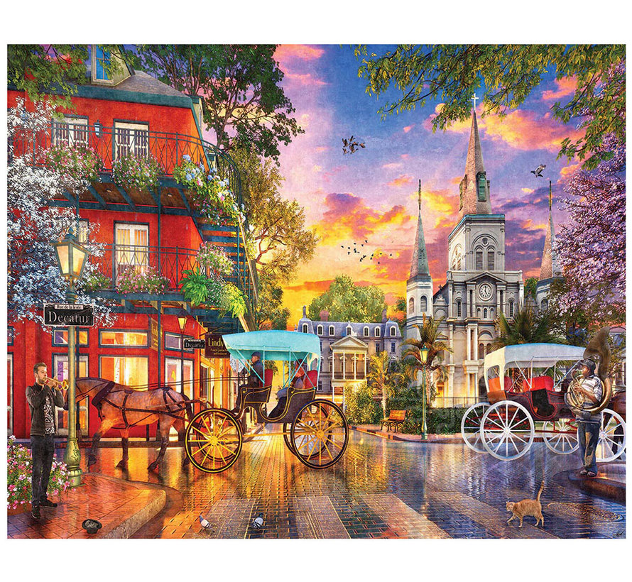White Mountain Sunset in New Orleans Puzzle 1000pcs