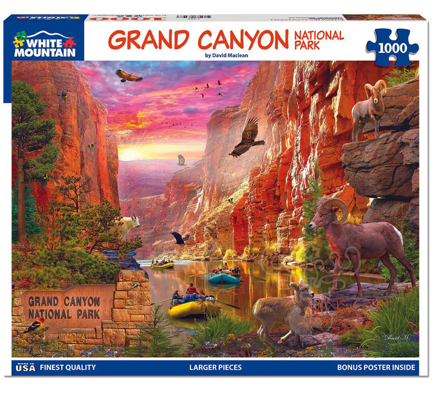White Mountain Grand Canyon Puzzle 1000pcs