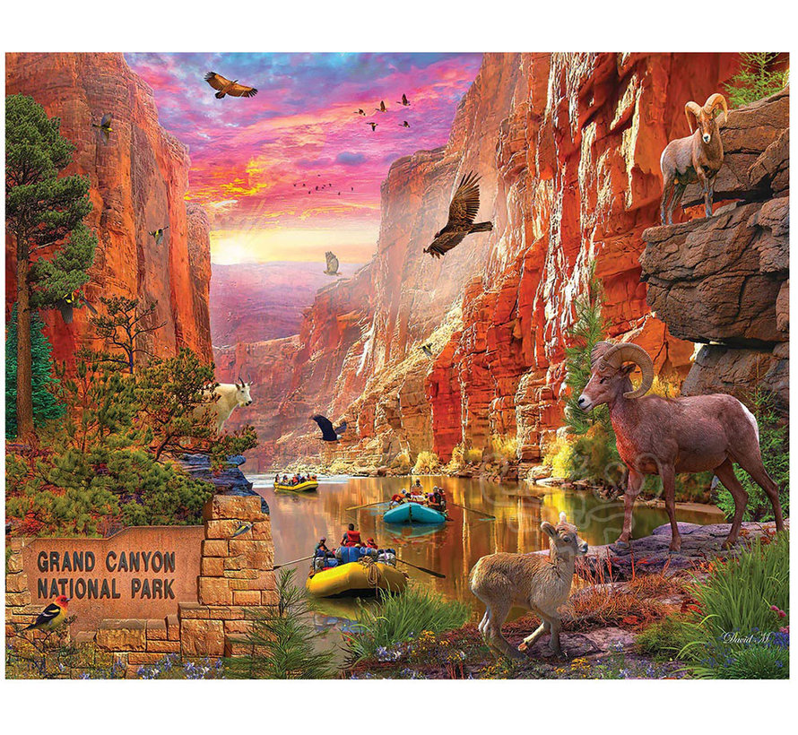 White Mountain Grand Canyon Puzzle 1000pcs