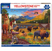 White Mountain White Mountain Yellowstone Puzzle 1000pcs