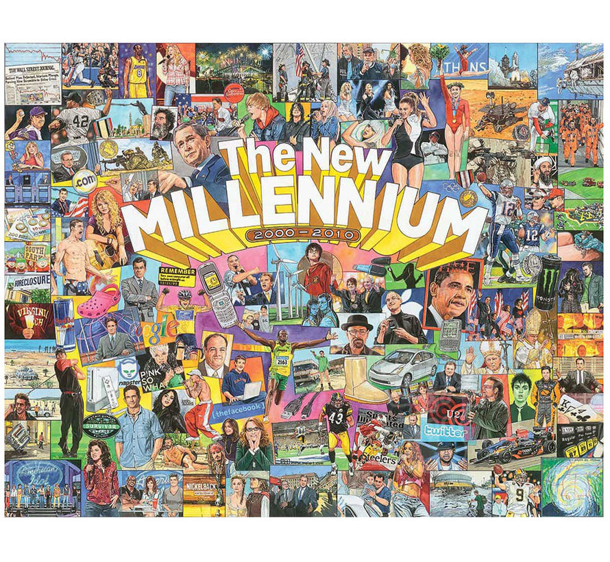 White Mountain The New Millennium Puzzle 1000pcs