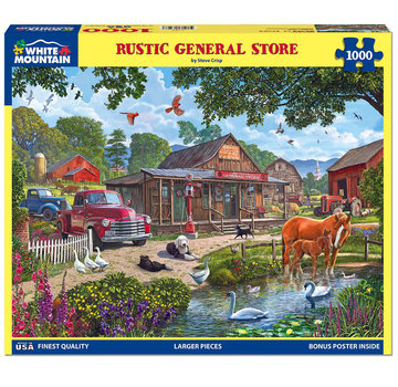White Mountain White Mountain Rustic General Store Puzzle 1000pcs