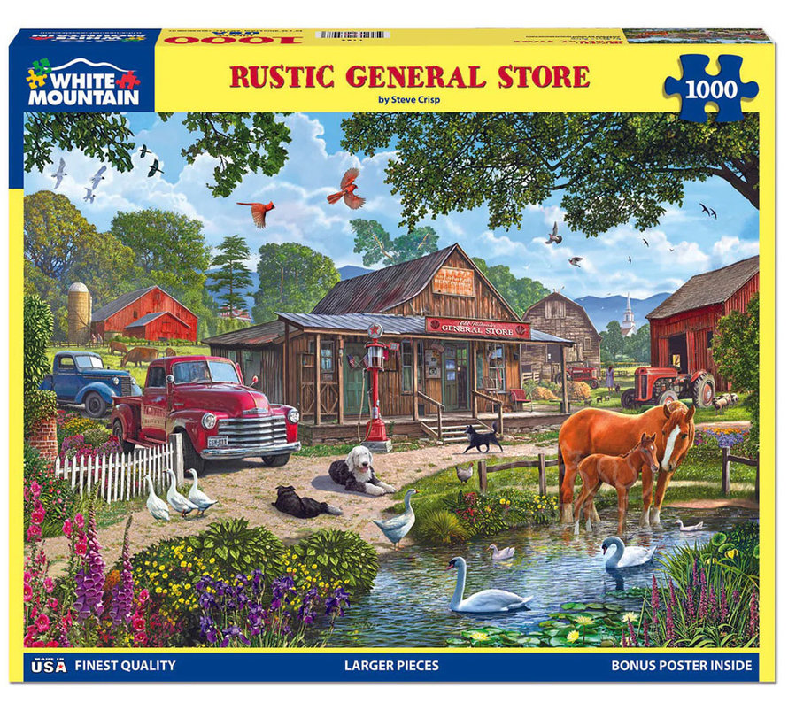 White Mountain Rustic General Store Puzzle 1000pcs