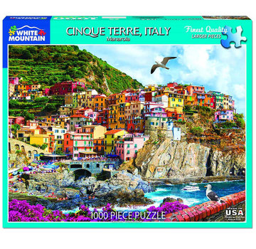 White Mountain White Mountain Cinque Terre, Italy Puzzle 1000pcs