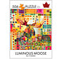 The Occurrence Luminous Moose Square Puzzle 506pcs