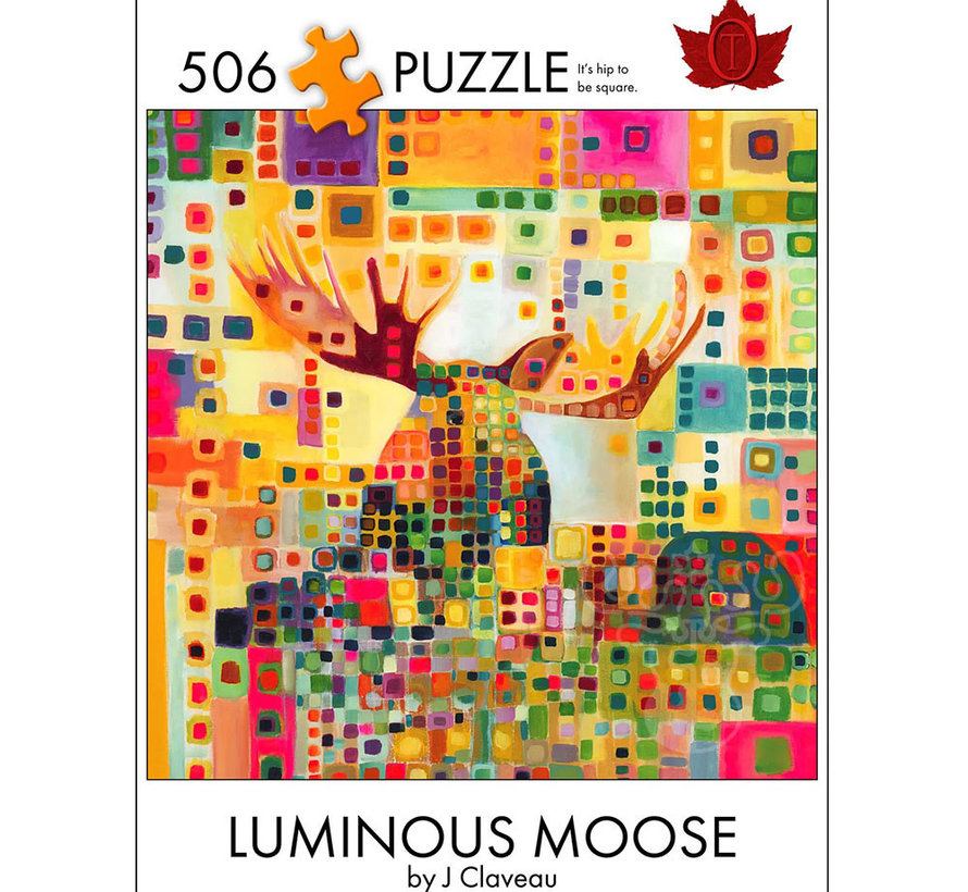 The Occurrence Luminous Moose Square Puzzle 506pcs