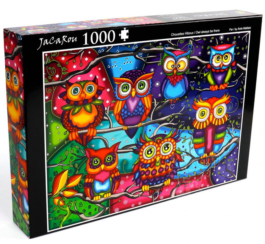 JaCaRou Owl Always Be There / Chouettes Hiboux Puzzle 1000pcs