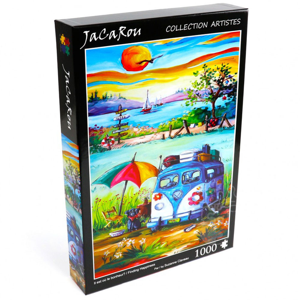 JaCaRou Finding Happiness / Il est où bonheur Puzzle 1000pcs Puzzles