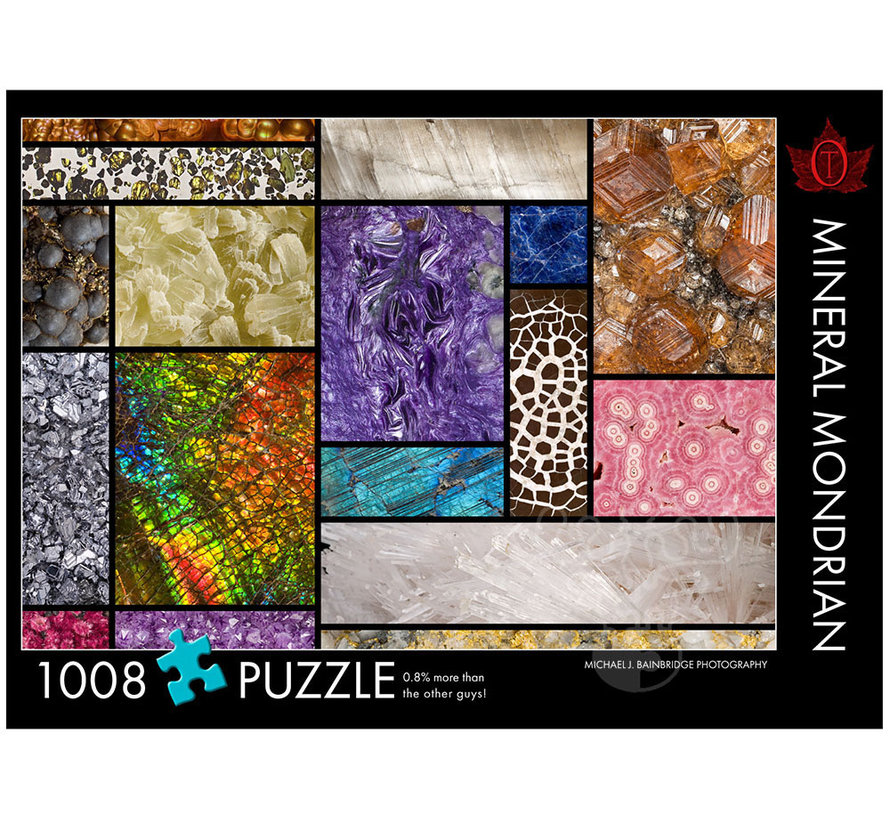 The Occurrence Mineral Mondrian Puzzle 1008pcs