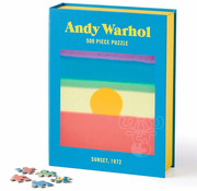 Galison FINAL SALE Galison Andy Warhol Sunset, 1972 Puzzle 500pcs in a Book Box-CL