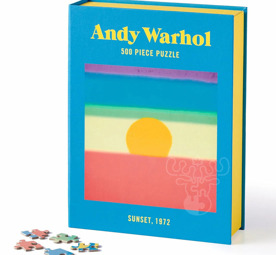 Galison Andy Warhol Sunset, 1972 Puzzle 500pcs in a Book Box