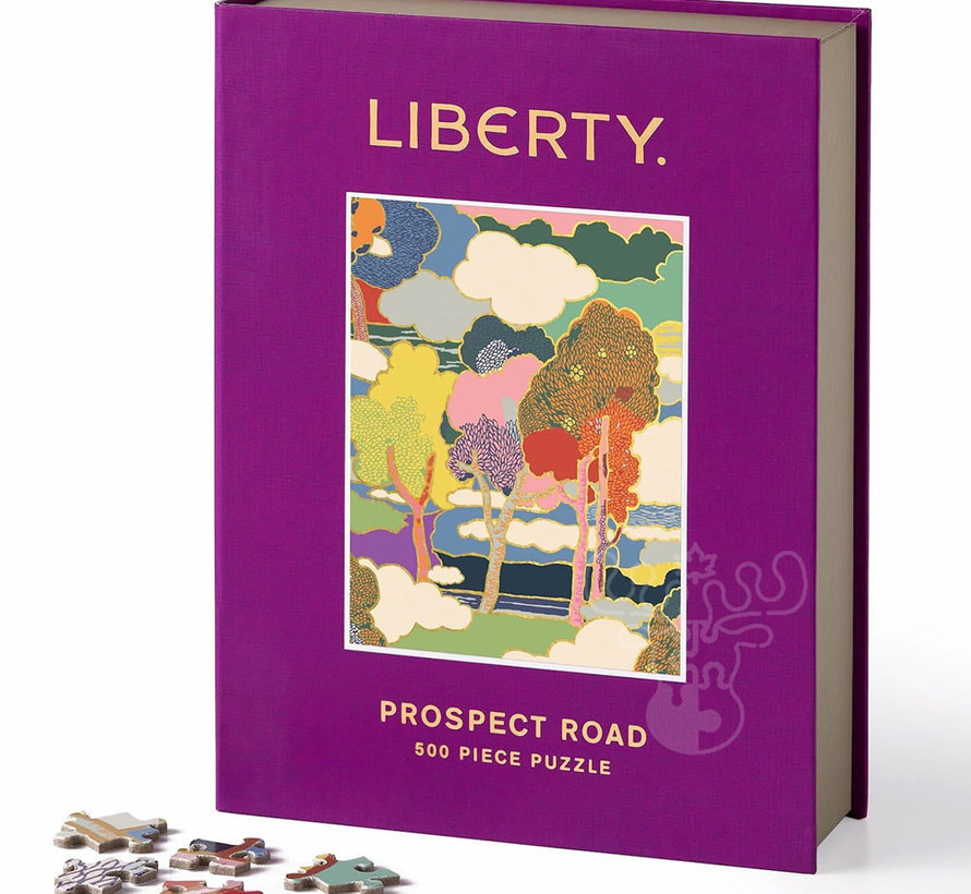 Galison Liberty Prospect Road Puzzle 500pcs in a Book Box