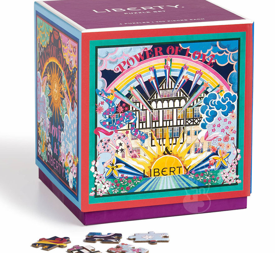 Galison Liberty Power of Love Puzzle 4 x 200pcs