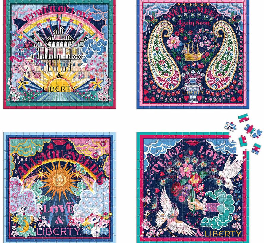Galison Liberty Power of Love Puzzle 4 x 200pcs
