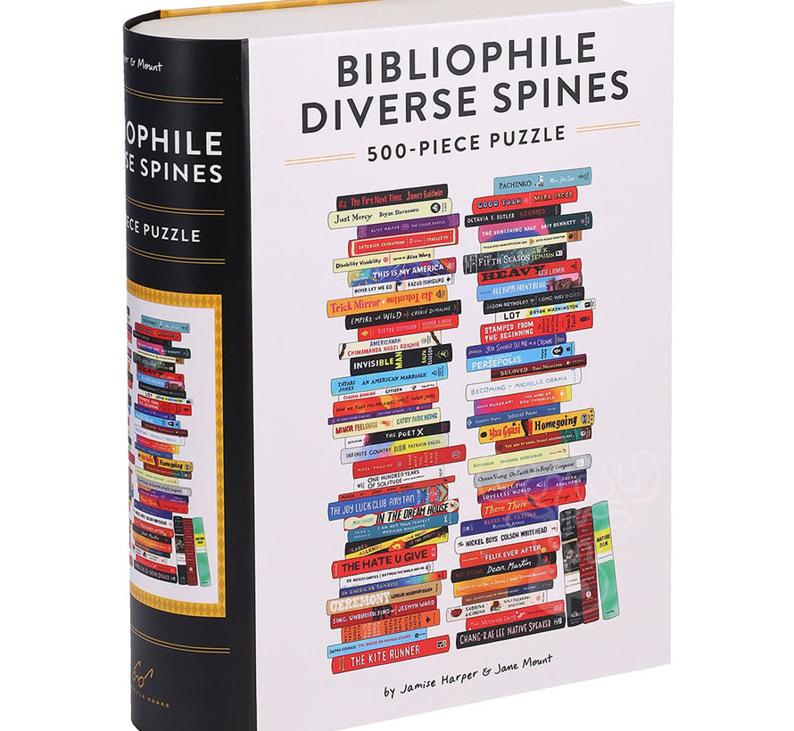 Chronicle Bibliophile Diverse Spines Puzzle 500pcs