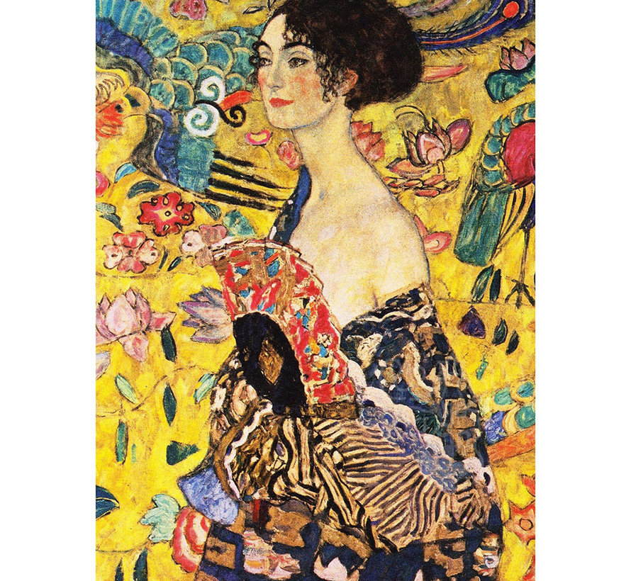 Enjoy Gustav Klimt: Lady with a Fan Puzzle 1000pcs