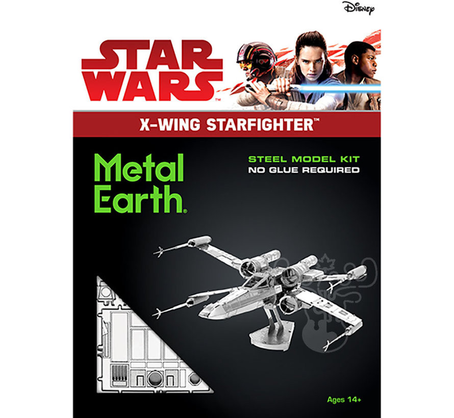 Metal Earth Star Wars X-Wing Star Fighter Model Kit
