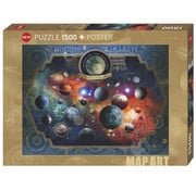 Heye Heye Map Art Space World Puzzle 1500pcs