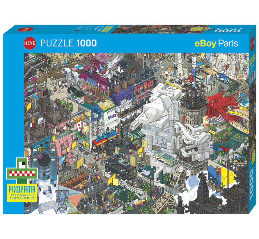 Heye Pixorama Paris Quest Puzzle 1000pcs RETIRED