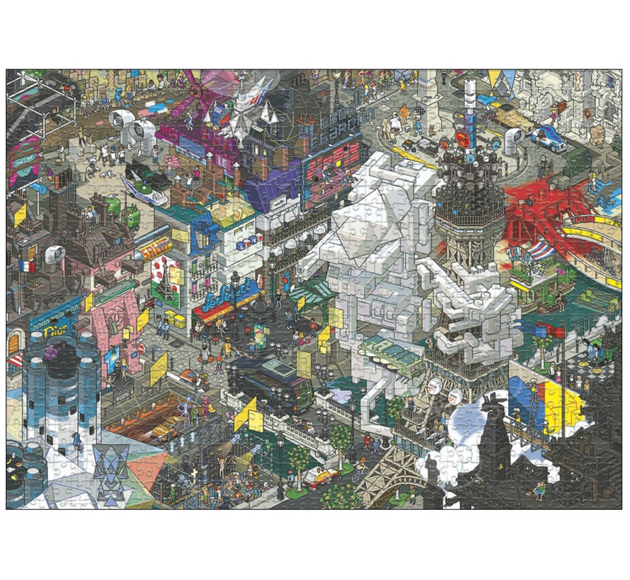 Heye Pixorama Paris Quest Puzzle 1000pcs RETIRED
