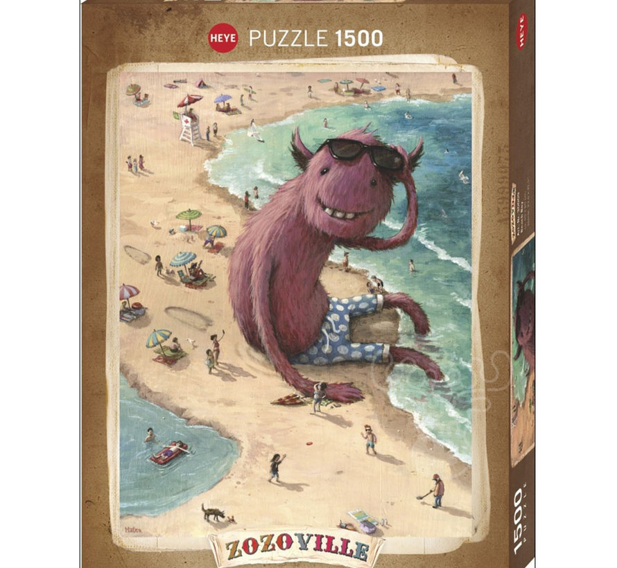 Heye Zozoville Beach Boy Puzzle 1500pcs RETIRED