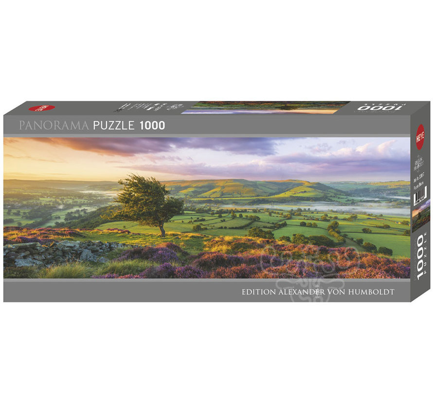 Heye Edition Alexander von Humboldt: Purple Bloom Panorama Puzzle 1000pcs