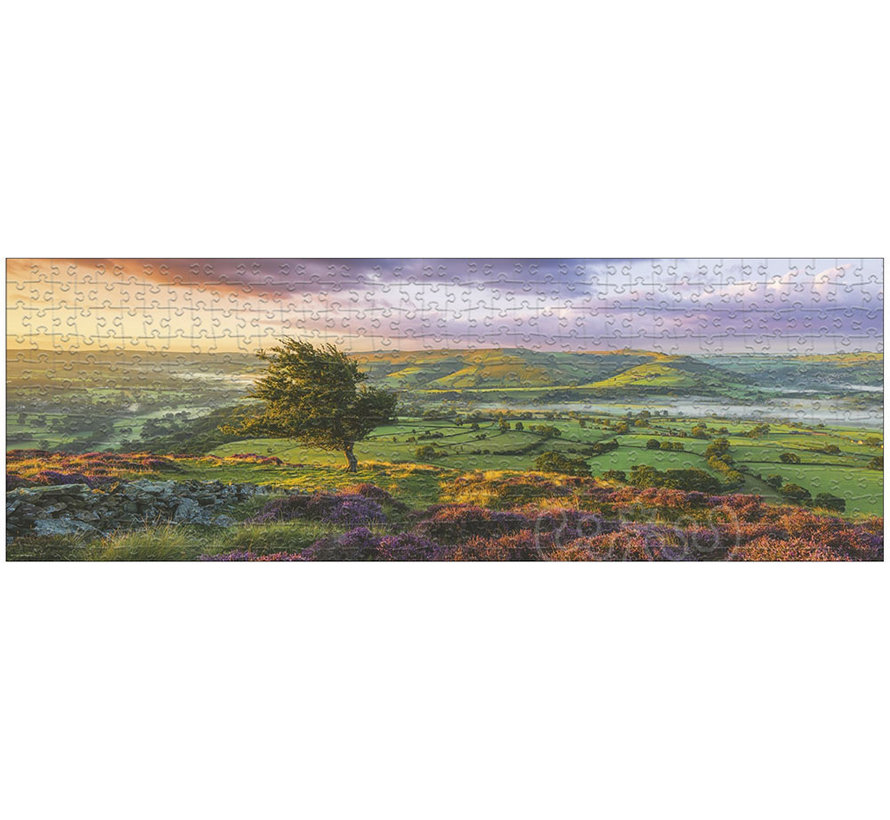 Heye Edition Alexander von Humboldt: Purple Bloom Panorama Puzzle 1000pcs RETIRED