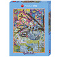 Heye Quilt Art: Sewn Sloth Puzzle 1000pcs RETIRED