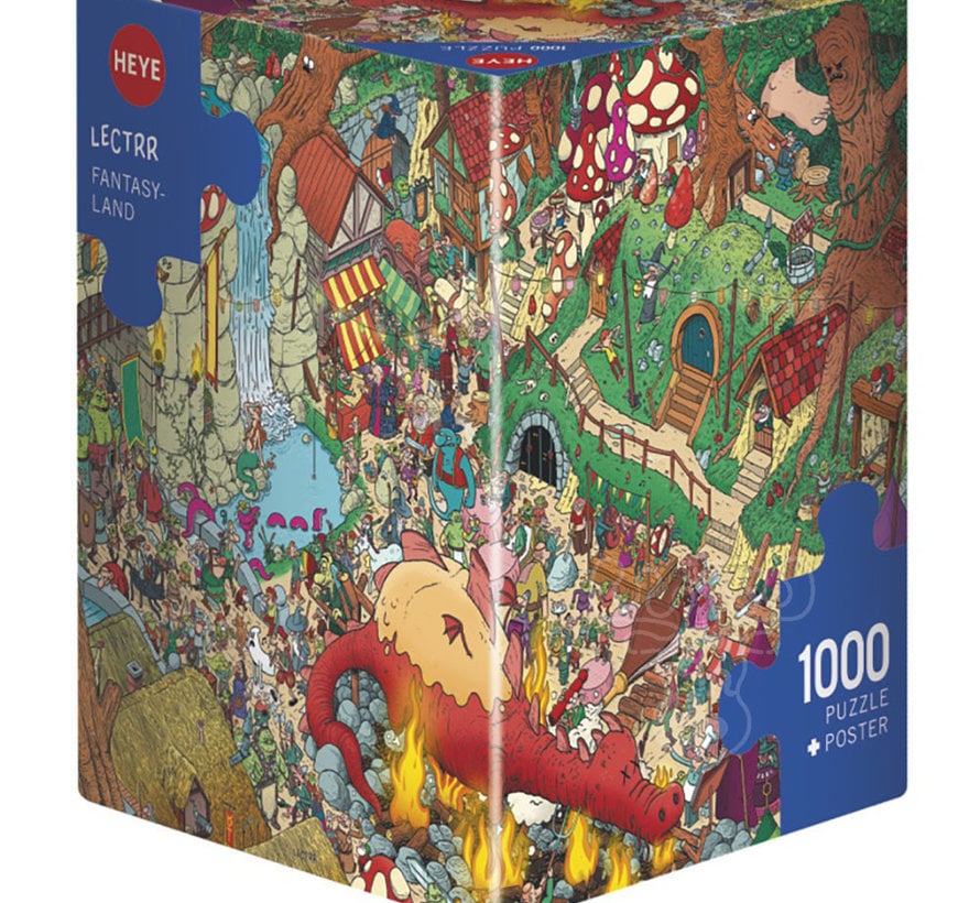 Heye Fantasyland Puzzle 1000pcs Triangle Box