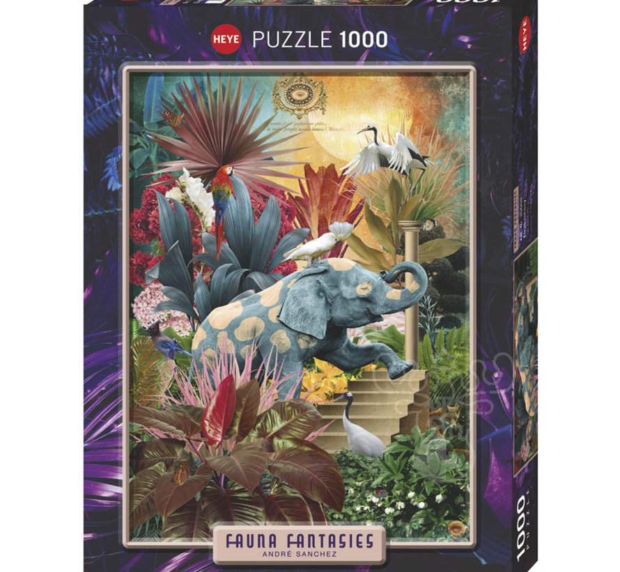 Heye Fauna Fantasies: Elephantaisy Puzzle 1000pcs