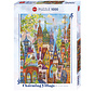Heye Charming Village: Red Arches Puzzle 1000pcs