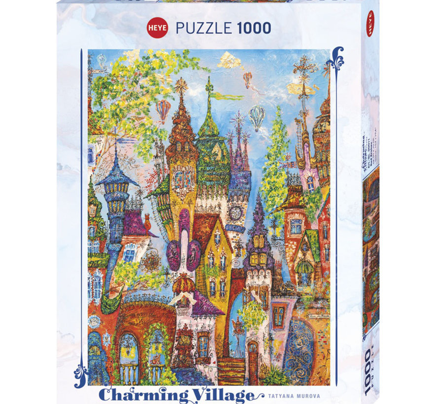 Heye Charming Village: Red Arches Puzzle 1000pcs