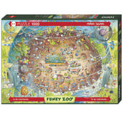 Heye Heye Funky Zoo: Cosmic Habitat Puzzle 1000pcs