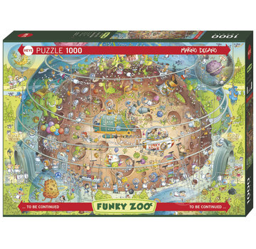 Heye Heye Funky Zoo: Cosmic Habitat Puzzle 1000pcs