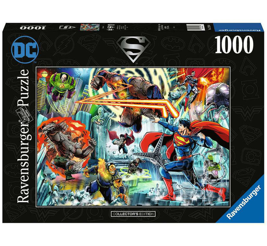 FINAL SALE Ravensburger DC Collector’s Edition Superman Puzzle 1000pcs