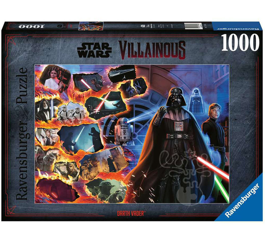 FINAL SALE Ravensburger Star Wars Villainous: Darth Vader Puzzle 1000pcs