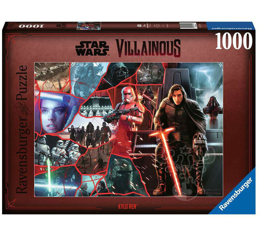 Ravensburger Star Wars Villainous: Kylo Ren Puzzle 1000pcs