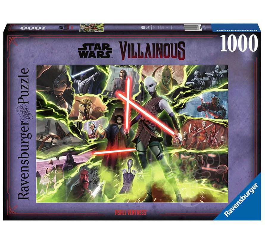 Ravensburger Star Wars Villainous: Asajj Ventress Puzzle 1000pcs**