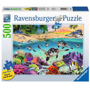 Ravensburger Ravensburger Race of the Baby Sea Turtles Large Format Puzzle 500pcs