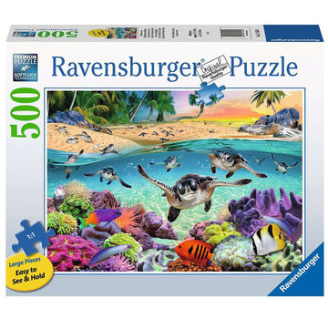 Ravensburger Ravensburger Race of the Baby Sea Turtles Large Format Puzzle 500pcs