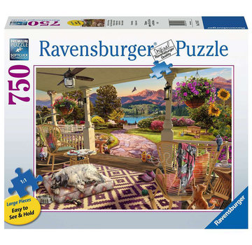 Ravensburger Ravensburger Cozy Front Porch Large Format Puzzle 750pcs