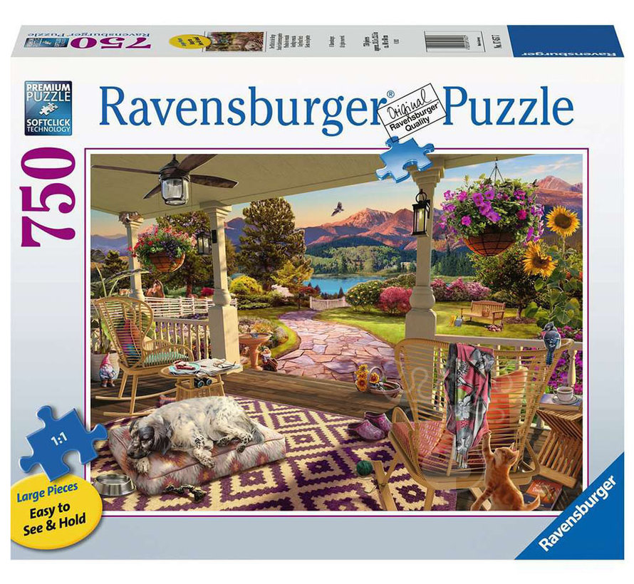 Ravensburger Cozy Front Porch Large Format Puzzle 750pcs