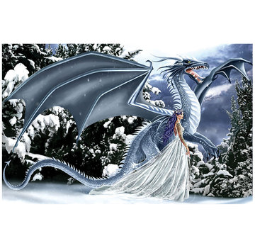 SunsOut SunsOut Ice Dragon Puzzle 1000pcs