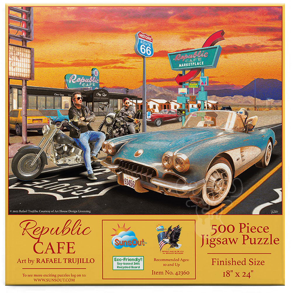 SunsOut Republic Café Puzzle 500pcs Puzzles Canada