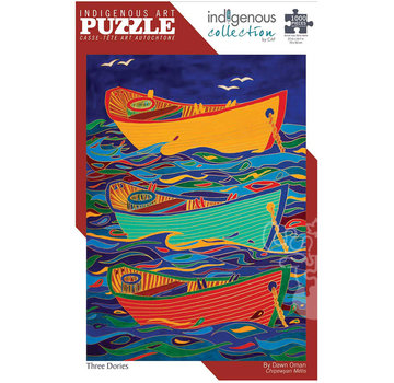 Canadian Art Prints Indigenous Collection: Three Dories Puzzle 1000pcs RETIRED