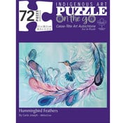 Canadian Art Prints Indigenous Collection: Hummingbird Feathers Puzzle 72pcs