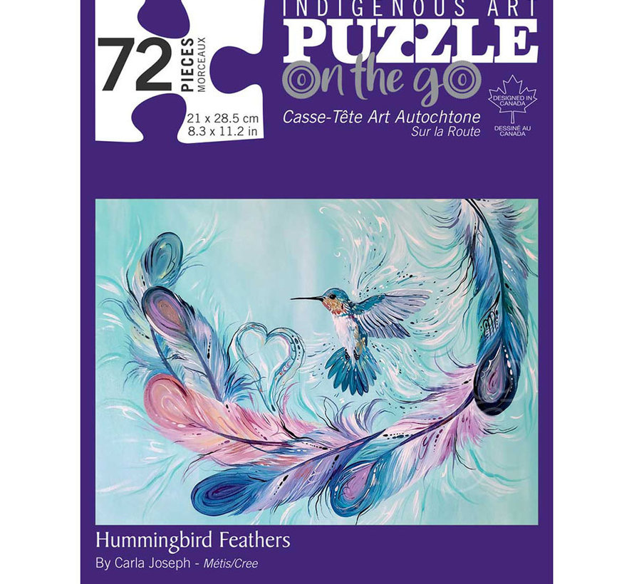 Indigenous Collection: Hummingbird Feathers Puzzle 72pcs
