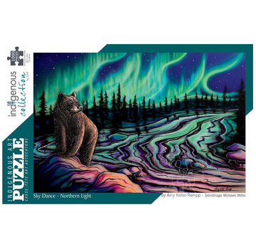 Canadian Art Prints Indigenous Collection: Sky Dance - Northern Light Puzzle 1000pcs
