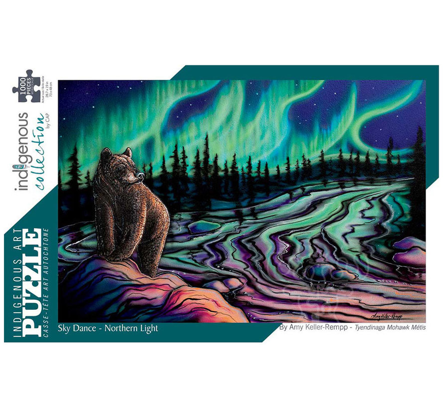 Indigenous Collection: Sky Dance - Northern Light Puzzle 1000pcs